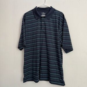 PGA Tour Polo Shirt Men’s Size XXL Collared Striped Pullover Button